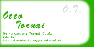otto tornai business card